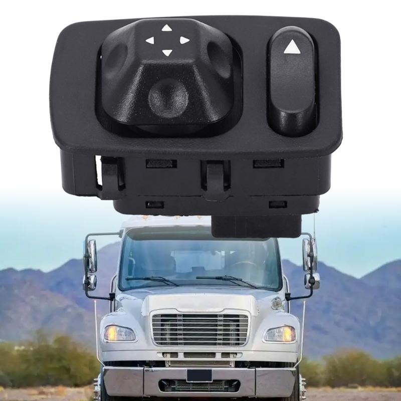 M76E Truck Mirror Control Switches 57746501 Black ABS Replacement Used In Mirror Adjustment Maintenance 12V and 24V Switches4
