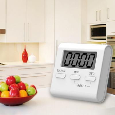 Minuteur de cuisine Ornement de maison Électronique Aimant Son Horloges avec Affichage LCD