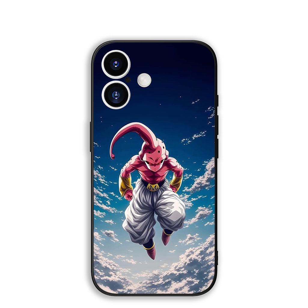 

for Apple iPhone 17 16 Plus 13 12 Pro Max Mini X XR Xs ProMax 16E 15+ 17+ Air Phone Case Majin Buu Dragons Gokus Balls Super iPhone 12 Pro