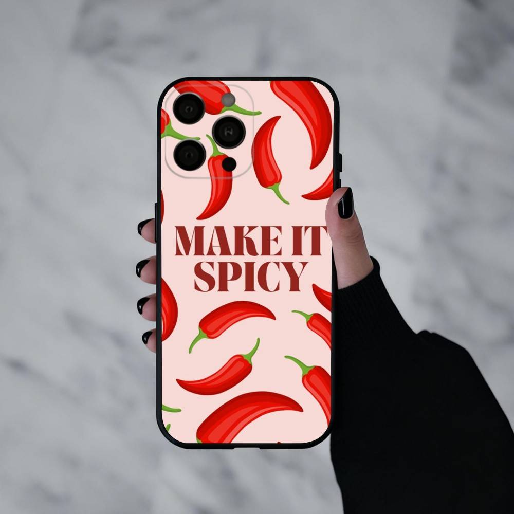 L-Love Red Chili  Phone Case Silicone Soft For IPhone 17pro 16 15 14 13 12 11 X XR Plus Pro Max Plus