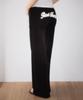 ROSEFRANTZ Patchwork Bootcut Sweatpants [Black]