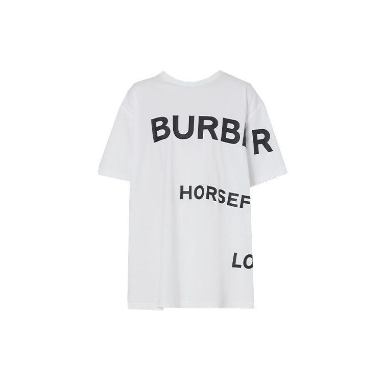Burberry Drop Shoulder Sleeve T Shirt Women's White 80487481