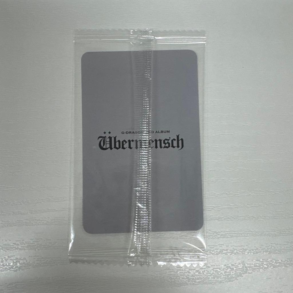 [USED] G-DRAGON Übermensch photocard ktown4u