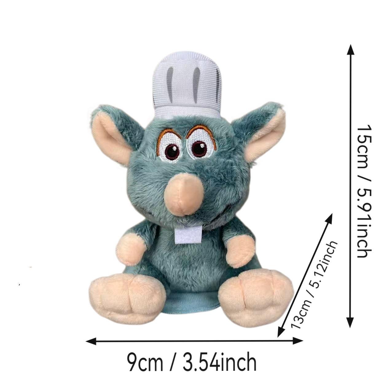 15cm Niedliche Ratatouille Plüschanhänger Puppe Kleine Maus Schlüsselanhänger Ornament Kleines Geschenk