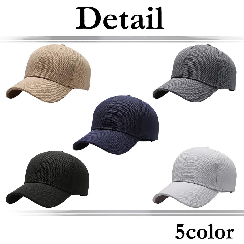 Plain Cap Hat Outdoor Running Sports Men Women CA779 [White Fang] (Gray)