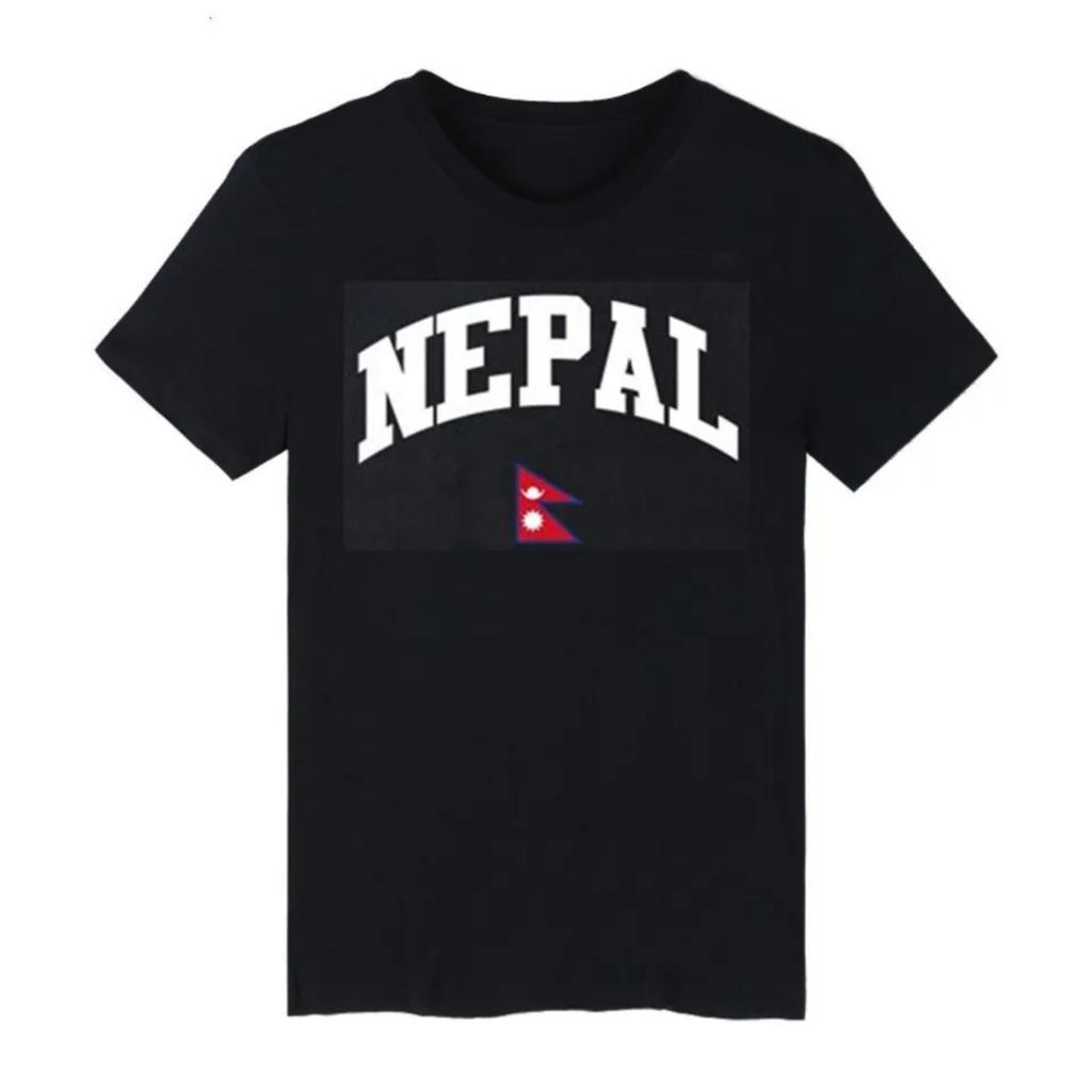 Nepal Flag Men T Shirt Clothes Tshirt T-shirts For Man Plus Size Summer Printed Clothing High Quality O Neck