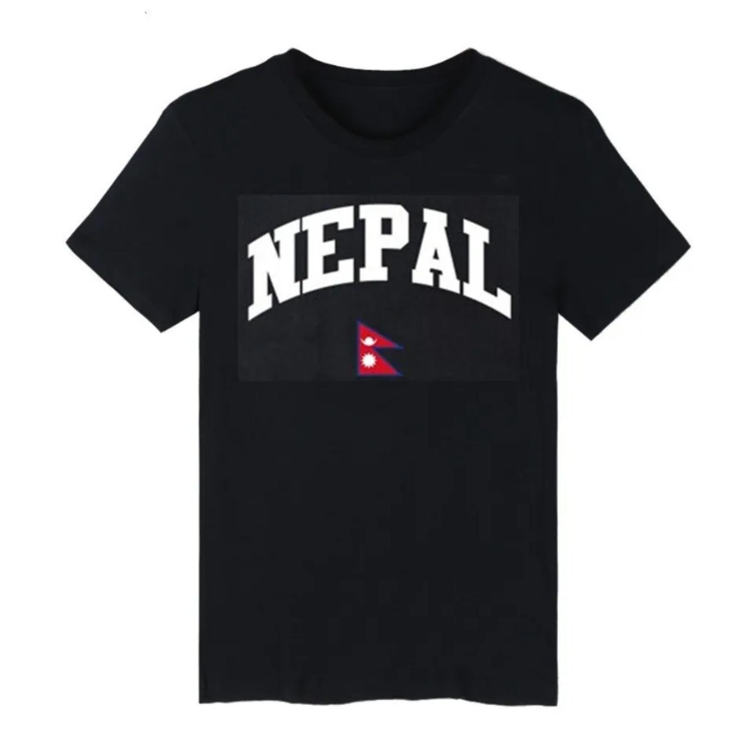 

Nepal Flag Men T Shirt Clothes Tshirt T-shirts For Man Plus Size Summer Printed Clothing High Quality O Neck XXXXXL