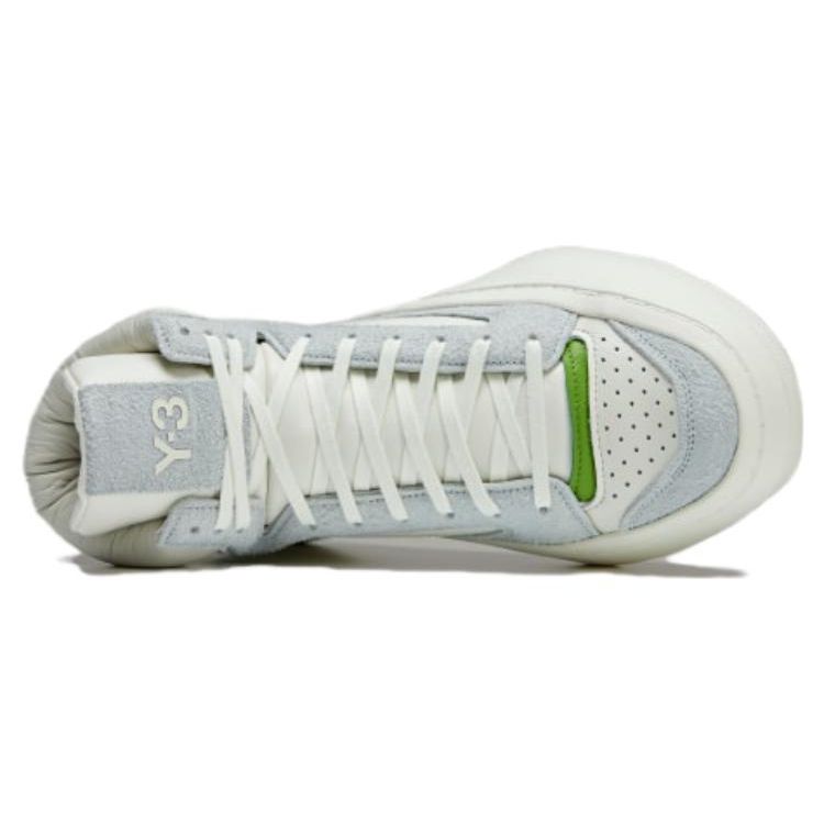Adidas Y-3 Centennial High Team Rave Green Unisex Sneakers Cream Off-White Wonder-Silver IG0798