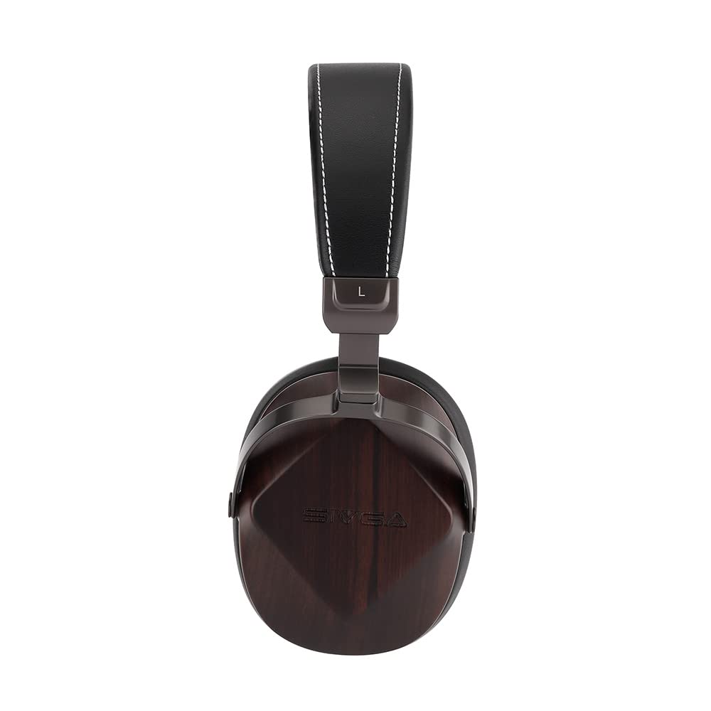 Casque dynamique filaire SIVGA Oriole avec oreillettes en bois, fermé (Noir)