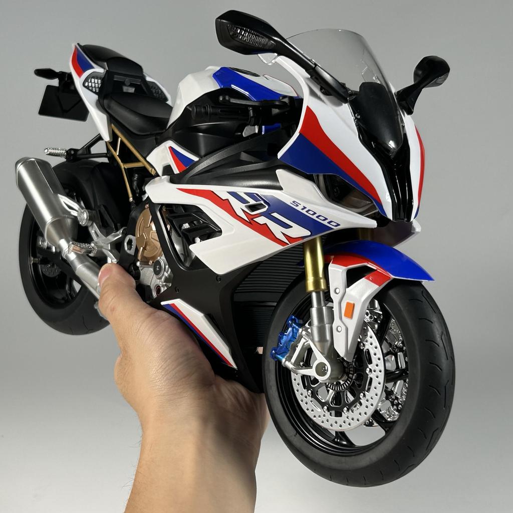 Spray 1/6 BMW S1000RR Alloy Metal Diecast Motorcycle Car Model Toys Boy Children's Toy Perfect Birthday Gift for Holiday Collect