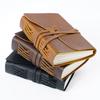 Crazy Horse Leather Loose-Leaf Notebook: Genuine Cowhide Diary In Retro Style