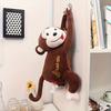 Monkey Car Paper Towel Box Creative Armrest Box Cartoon Internet Celebrity Hanging Seat Rear Row Car Interior Tissue Box