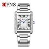 Couple Watch Fashion Square Roman Scale Men'S And Women'S Quartz Watch Waterproof Watch