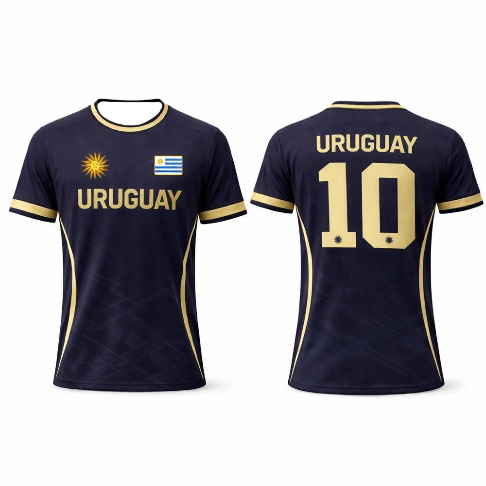 Uruguay Flag Print T-shirt 2026 Summer Soccer Training Uniform Men Women Outdoor Breathable