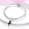 Copper Black Animals Pet Toilet Little Black Cat Dangle Fit Charms Copperoriginal Bracelet For Jewelry Making