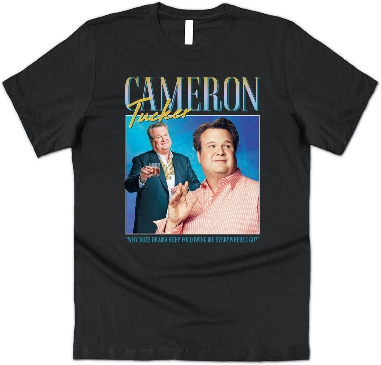 Cam Tucker Men T Shirt Tee Funny Modern TV Show Retro 90 s Cameron M чёрный