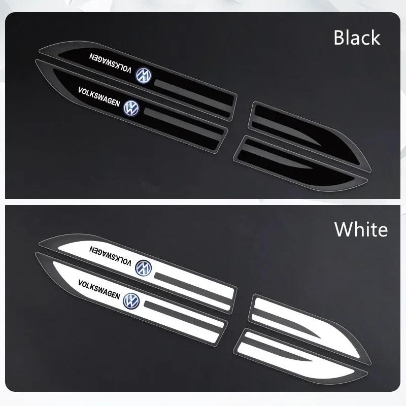 New 2pcs Epoxy Sticker Car Fender Side Wing Emblem Badge Sticker For VW Volkswagen Polo Jetta Golf Passat Tiguan TouranPC6