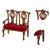 1/12 Dollhouse Wooden Chair DIY Doll Accessories Life Scene Props Ornament Furniture Toy Model