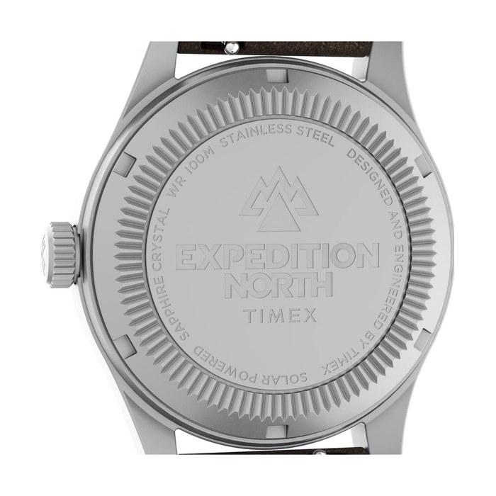 Timex Men's Expedition North Field Post Solar 36mm Watch, Brown, 36mm