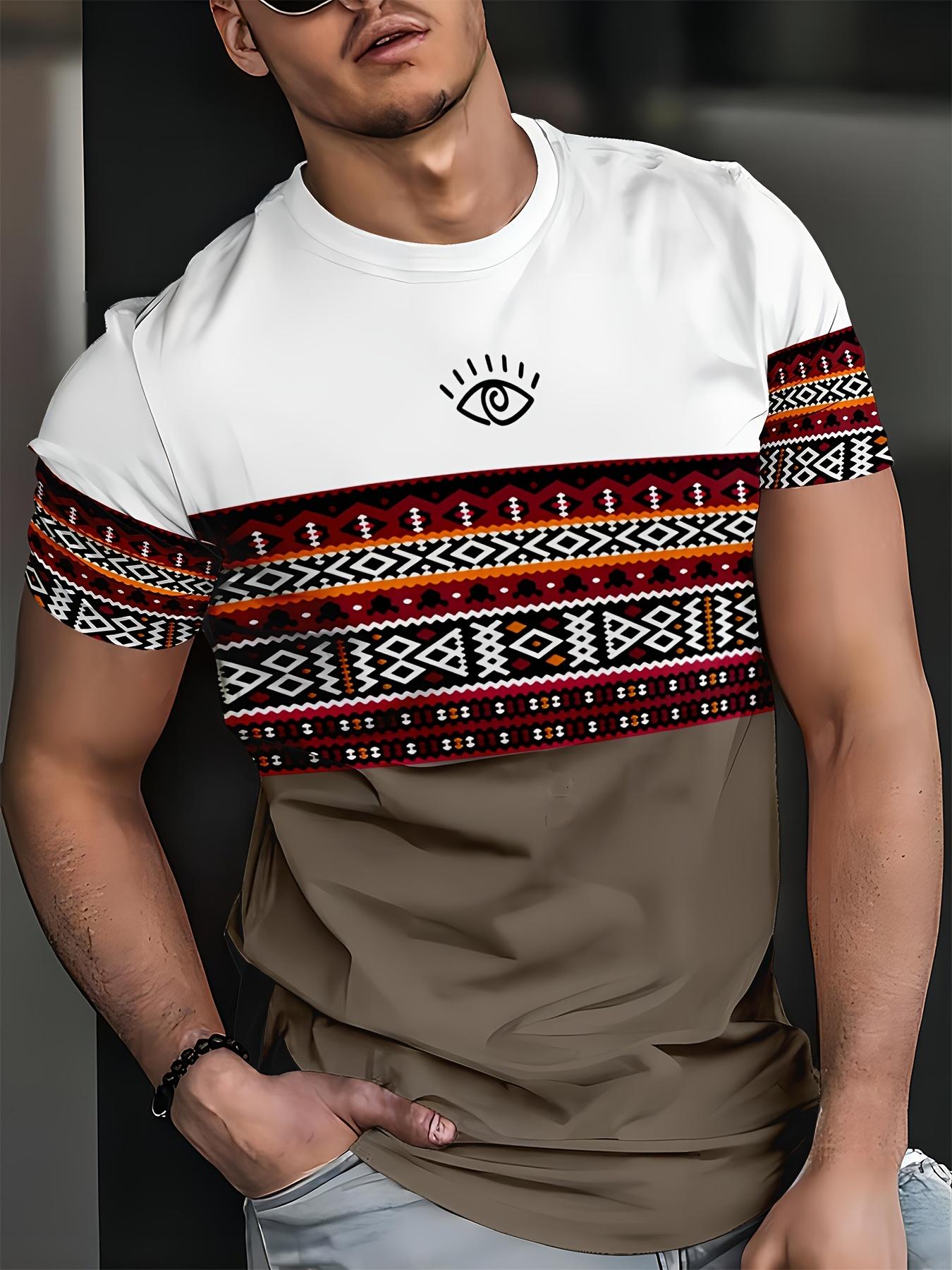 

Cool and Trendy Men s T-shirt Top Summer Round Neck Short Sleeved Men s Daily Versatile 3D Printed Clothing S