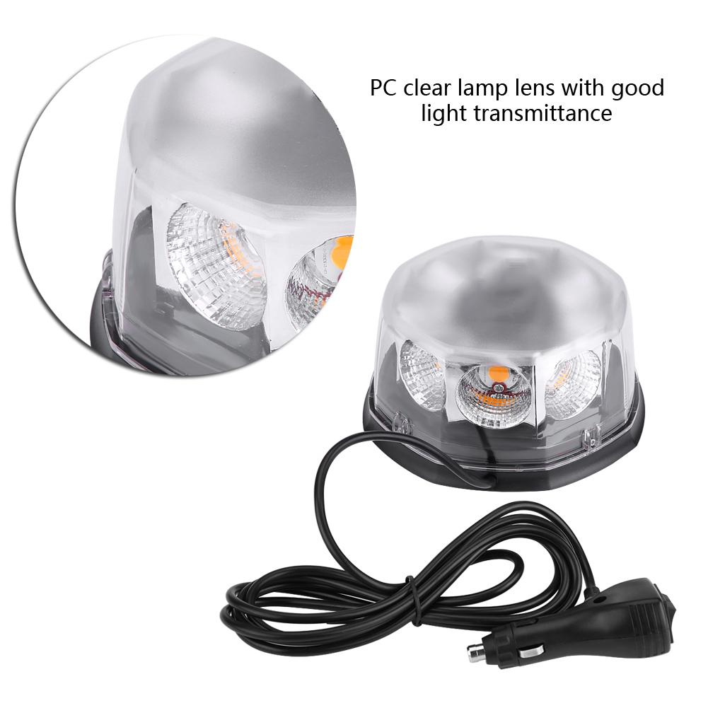 8 LED 40W 12-24V Magnetisch montiertes Auto Dach Stroboskop Notwarnung Blinklicht Rot & Blau