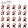 Christmas Hanging Ornaments Cute Fabric Dolls Santa Snowman Reindeer Bear Decorations for Christmas Tree Holiday Party Gift