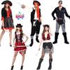 Halloween Adult Pirate Costumes Somali Jack Pirate Captain Dress Party Dress Up