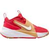 Nike Team Hustle D 12 Low Top Children's Basketball Shoes Red White Kids' HF6280-603