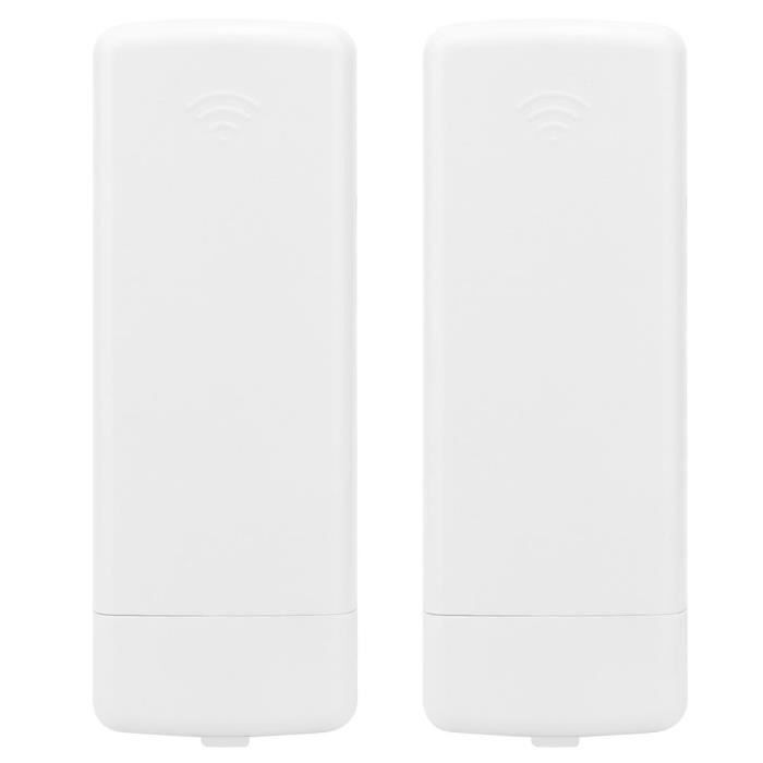 Paire 3KM 5.8G WIFI Bridge +affichage numérique sans fil Network Booster de signal IP65 pour surveillance extérieure