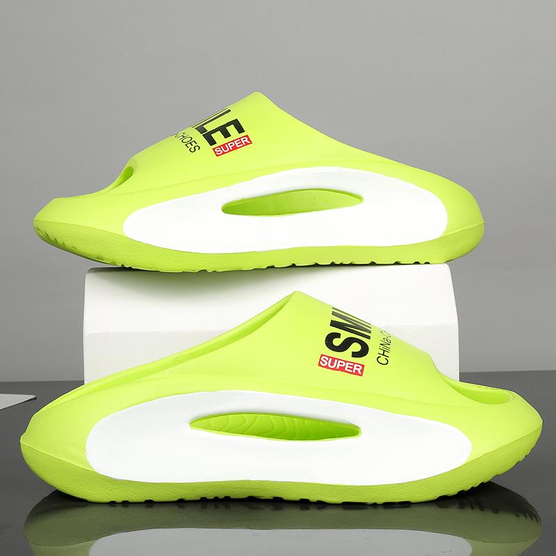 Men's Slippers Massaging the Feet Flip-flops Thick Bottom Unisex Soft EVA Nonslip Home Slippers for Women Men Summer Beach Shoes