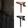Lightweight PU Leather Swords Sheath With Belt Costume Accessory For Medieval Fairs Conventions And Outdoor Adventures