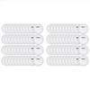 A60Z100PCS 2,36 Pouces Machine à Badges DIY Broches Bouton Badge Bouton Acrylique Transparent Badges Bouton Pinmay