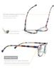 Cat Eye Colorful Reading Glasses For WomenClassic Oval Frame Flexble Spring HingeComfortable Readers Eyeglasses With Diopters
