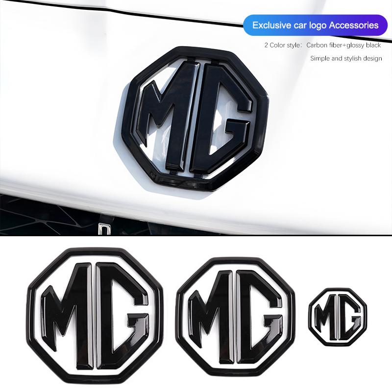Car Front Hood Trunk Steering Wheel Badge Stickers No Disassembly Required For MG 5 6 7 ZS HS MG5 R Scorpio MG6 PRO MG4 EV ONE xus1