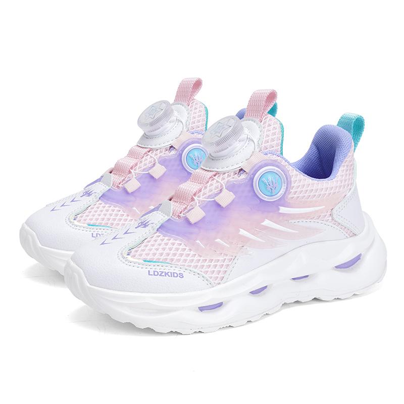 

Летняя дышащая спортивная обувь для детей, повседневная студенческая школьная обувь для ходьбы, противоскользящая модная обувь для тенниса 39 розовый