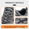 Reflective Steel Toe Safety Work Shoes - Anti-Smash, Anti-Puncture, Lightweight, Comfortable Men's Labor Protection Footwear