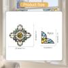 Window Stickers DIY Crafts Ornament Lightweight Art Supplies Clings Decoration for Bathroom