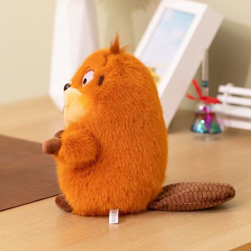 The Latest Super Cute Beaver Meibao Doll Kawaii Stuffed Plush Toy Figurine Cartoon Anime Cute Children's Birthday Gift Doll