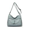 Retro casual messenger bag women's new soft large-capacity shoulder bag fashionable and simple women's bag mother bag