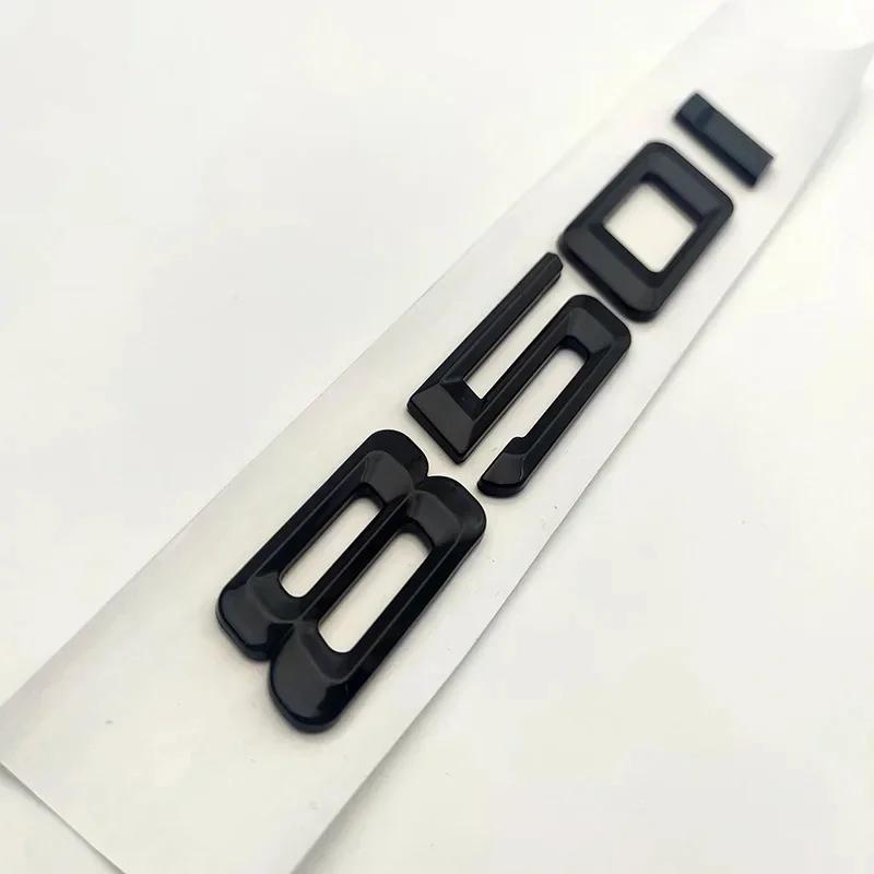 3D Black Chrome 840i 850i 860i Logo Emblem Rear Trunk Badge Stickers For BMW 8 Series E31 G15 840i 850i 860i Car Accessories