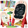 Double-Sided Magnetic Chalk Board Educational For Children Standing