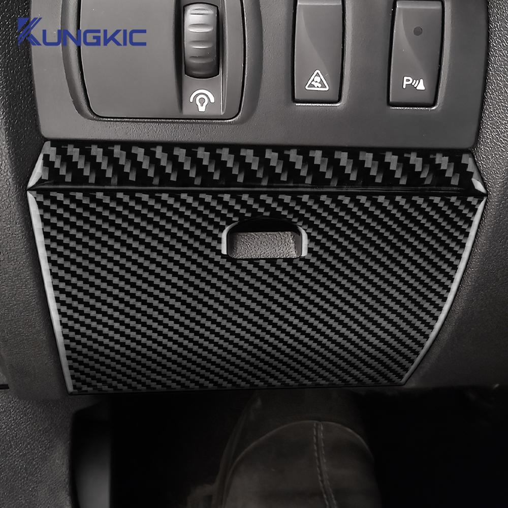 Real Soft Carbon Fiber Sticker For Renault Fluence Megane RS 2009 2010 2011 2012 2013 2014 LHD Driver's Storage Box Panel Trim