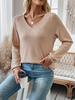 New Ladies Back Patchwork Lace Trim Hollow Inserted Shoulder Sleeve Long Sleeve T-Shirt Top for Women
