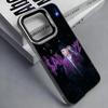 J-Junior H Phone Case For iPhone 17,16,15,14,13,12,11 Plus,Pro Max,Colored Silver Phone Case