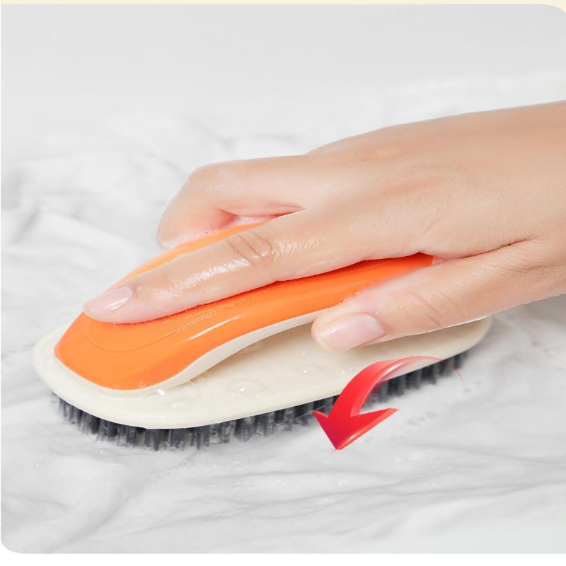 Cleaning Brushes Soft Pp Bristles With Handle Perfect For Shoes Clothes Home Use
