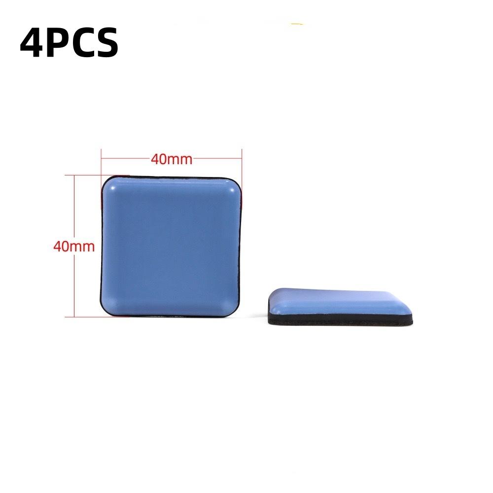 4Pcs Anti-abrasion Furniture Leg Slider Pads Self-Adhesive Floor Protector Easy Move Heavy Table Sofa Slider Mat Chair Fittings