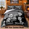 The Addams Family Custom Name 3Pcs Bedding Set 1 Bed Sheet 2 Pillowcases Bedroom Home Decor