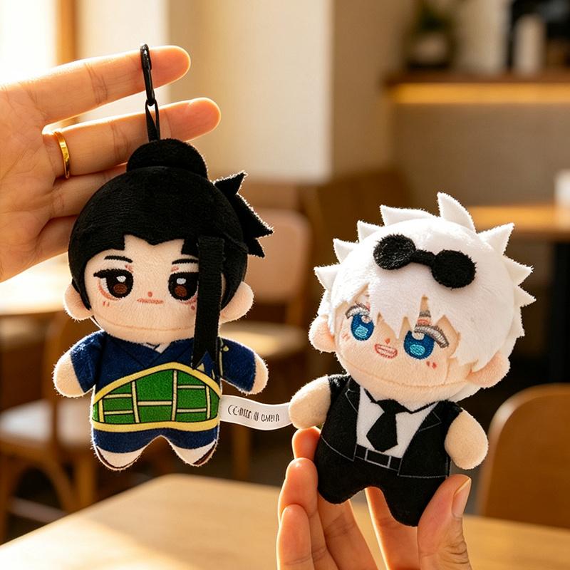 Jujutsu Kaisen Anime Plush Pendant Kawaii Cotton Doll Bag Decor Geto Suguru Nanami Kento Inumaki Toge Okkotsu Yuta Fan Gifts