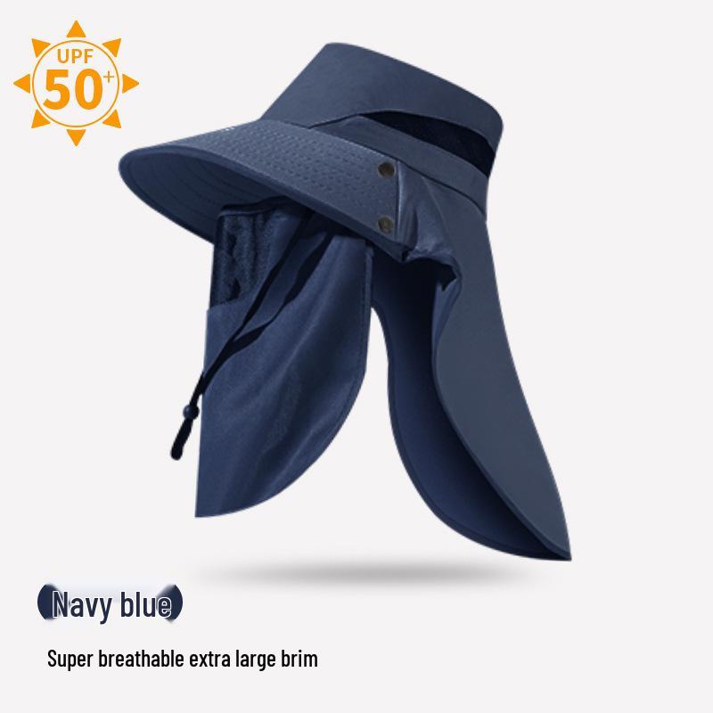 

Мужская летняя шляпа-панама с защитным экраном для лица от УФ-лучей, широкими полями и защитой от солнца