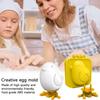 Formă pentru ouă în formă de pui de desene animate Formă pentru ou fiert Mașină de bucătărie Bento Maker pentru ouă DIY Sushi Prajituri Produse de patiserie
